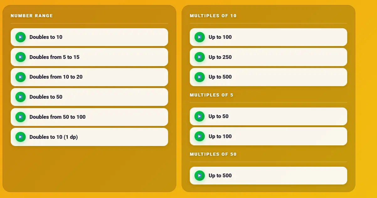 doubles game